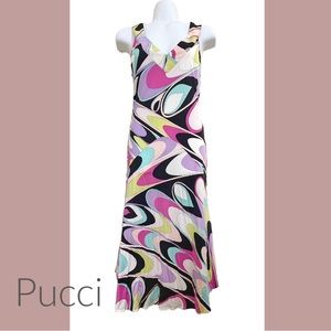 Emilio Pucci Signed Sleeveless Dress